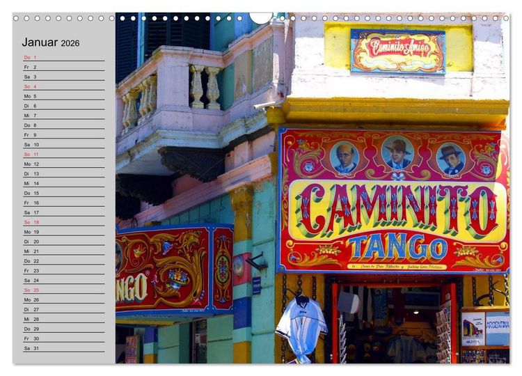 Produktbild: Argentinien - Impressionen (Wandkalender 2026 DIN A3 quer), CALVENDO Monatskalender