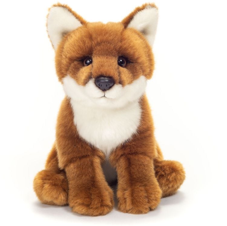 Produktbild: Fuchs sitzend rotbraun 20 cm