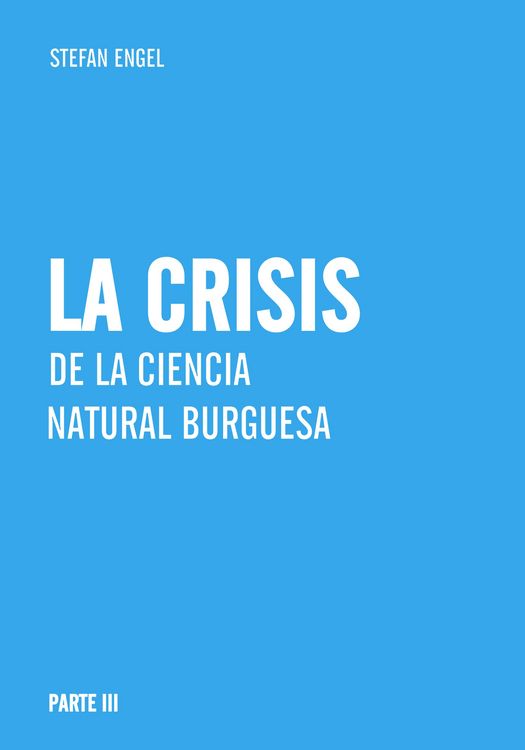 Produktbild: La crisis de la ciencia natural burguesa