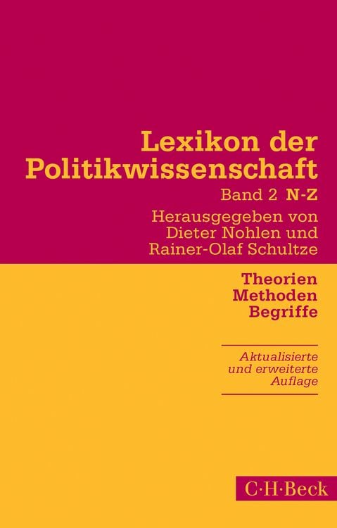 Bild vom Artikel Lexikon der Politikwissenschaft Bd. 2: N-Z vom Autor Dieter Nohlen