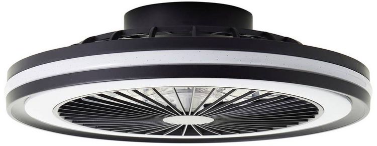 Produktbild: Brilliant G99280/06 Palmero LED-Deckenleuchte mit Ventilator LED-Modul 40W Schwarz