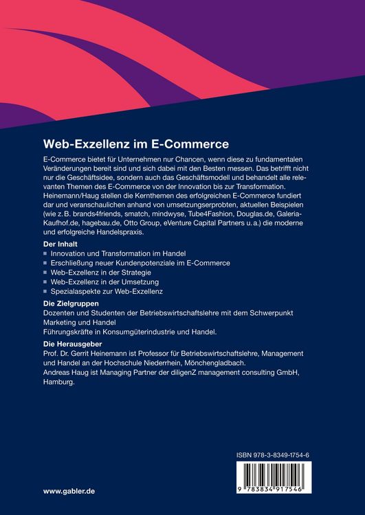 Produktbild: Web-Exzellenz im E-Commerce