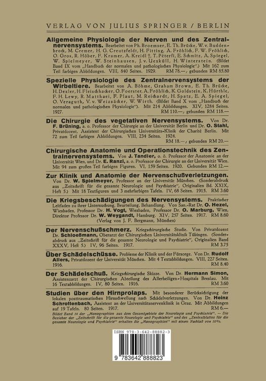 Produktbild: Die traumatischen L&auml;sionen des R&uuml;ckenmarkes auf Grund der Kriegserfahrungen
