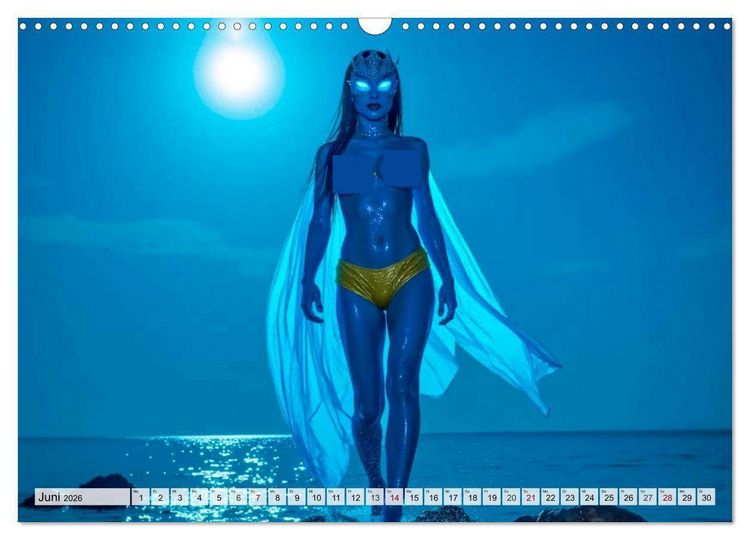 Produktbild: Superheldinnen - Enth&uuml;llte Kraft und Kurven (Wandkalender 2026 DIN A3 quer), CALVENDO Monatskalender