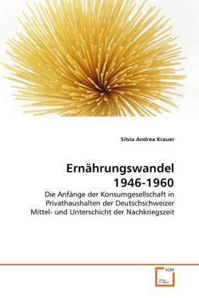 Produktbild: Krauer, S: Ern&auml;hrungswandel 1946-1960