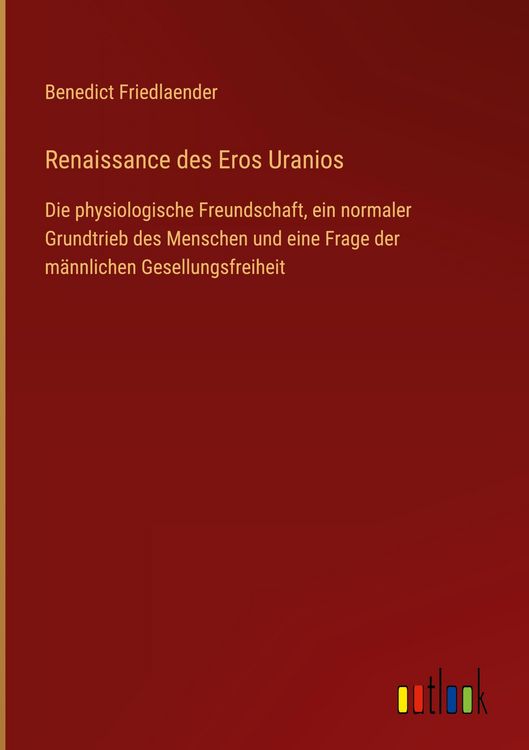 Produktbild: Renaissance des Eros Uranios