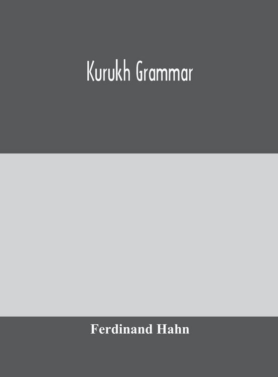 Produktbild: Kurukh Grammar
