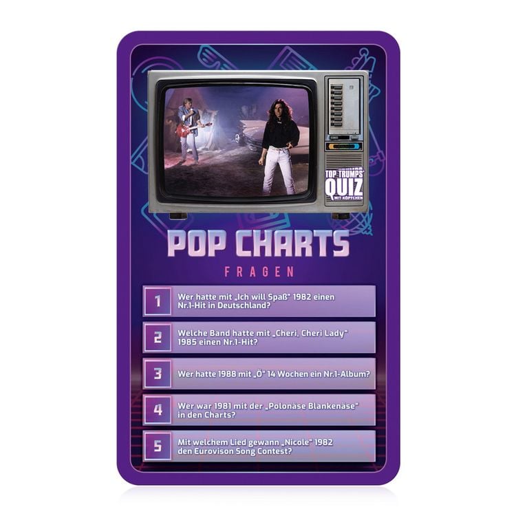 Produktbild: Top Trumps Quiz 80er