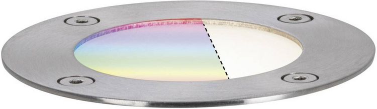 Produktbild: Paulmann Boden Einbauleuchte 94274 Beleuchtungssystem Plug & Shine ZigBee LED 3.6 W Warmwei&szlig; Silber