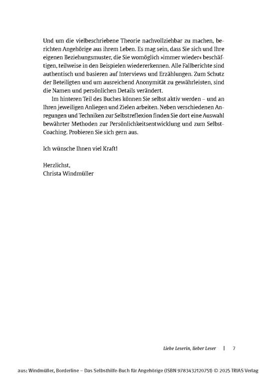 Produktbild: Borderline - Das Selbsthilfe-Buch f&uuml;r Angeh&ouml;rige