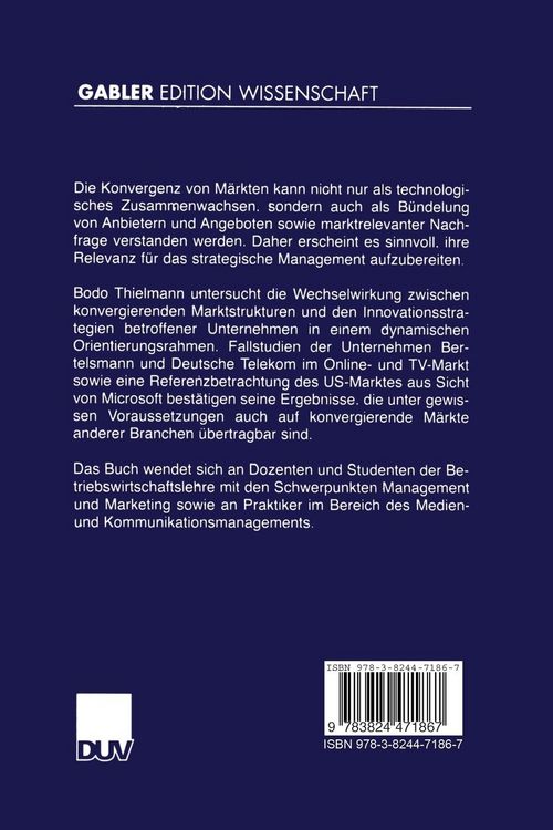Produktbild: Strategisches Innovations-Management in konvergierenden M&auml;rkten