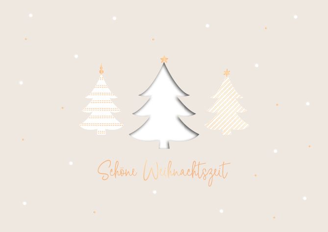 Produktbild: Doppelkarte Classic Line Weihnachten