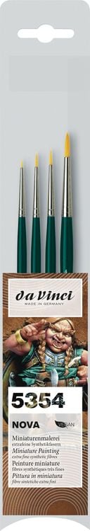 Produktbild: da Vinci Pinselset TABLETOP NOVA Synthetik, kurzstilig, 4er Set