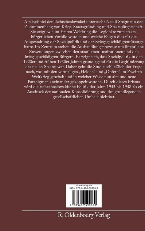 Produktbild: Kriegsdeutungen - Staatsgr&uuml;ndungen - Sozialpolitik