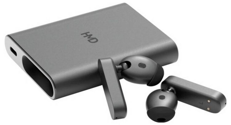 Produktbild: HMD Amped Buds In Ear Kopfh&ouml;rer Bluetooth&reg; Schwarz Mikrofon-Rauschunterdr&uuml;ckung Schwei&szlig;resistent Sport
