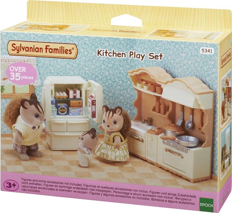 Produktbild: Sylvanian Families 5341 - Landhaus K&uuml;che mit K&uuml;hlschrank