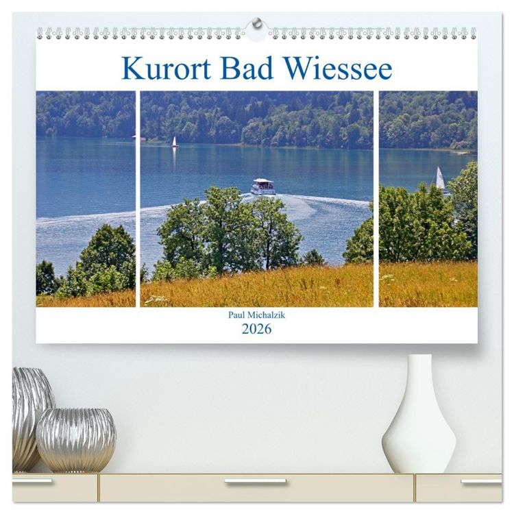 Produktbild: Kurort Bad Wiessee (hochwertiger Premium Wandkalender 2026 DIN A2 quer), Kunstdruck in Hochglanz