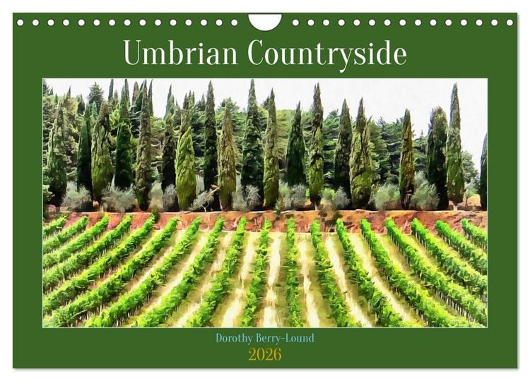 Produktbild: Umbrian Countryside (Wall Calendar 2026 DIN A4 landscape), CALVENDO 12 Month Wall Calendar