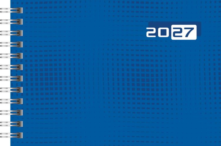 Produktbild: rido/id&eacute; 7017107027 Taschenkalender Mod. Septimus 2027 A6 quer, Papier, blau