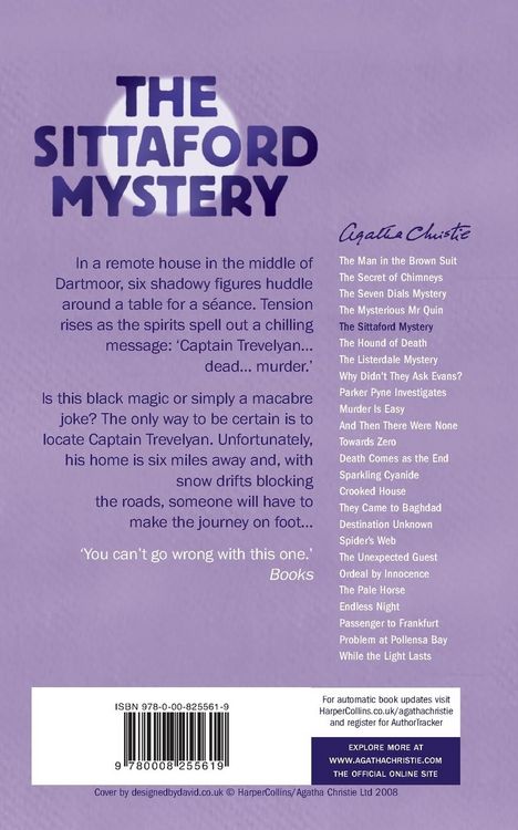 Produktbild: The Sittaford Mystery