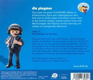 Produktbild: Die Playmos - Das Original Playmobil H&ouml;rspiel, Folge 75: Dem Betr&uuml;ger auf der Spur