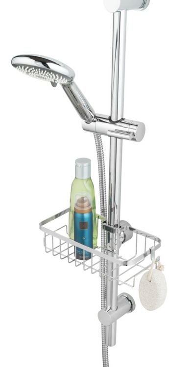 Produktbild: Duschstangencaddy Mod. Floresta Eckig, Anbringung ohne Bohren und Schrauben