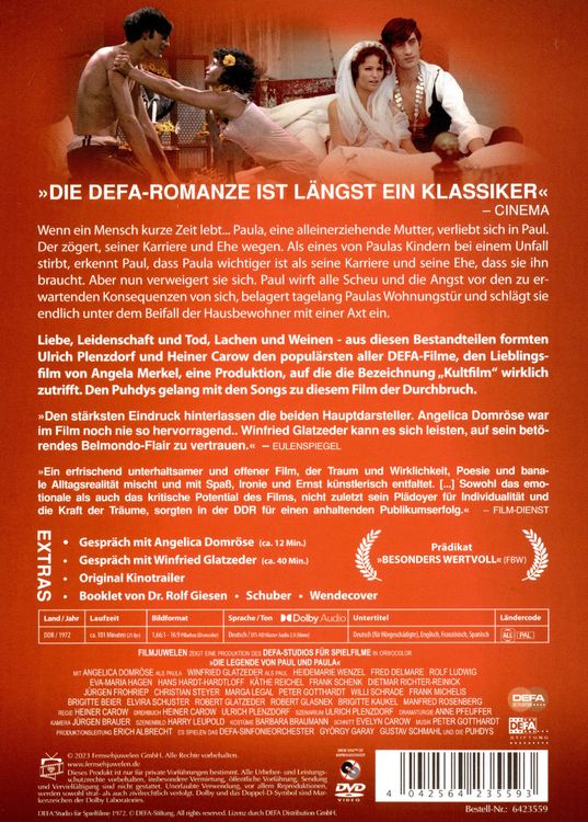 Produktbild: Die Legende von Paul und Paula (Filmjuwelen / DEFA)