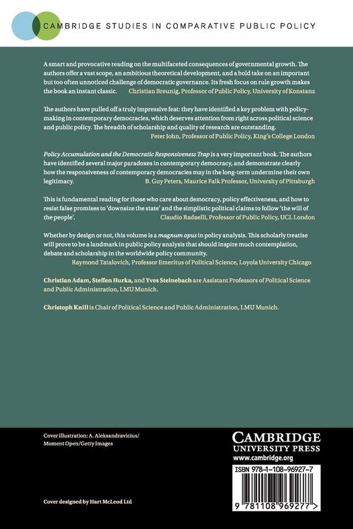 Produktbild: Policy Accumulation and the Democratic Responsiveness Trap