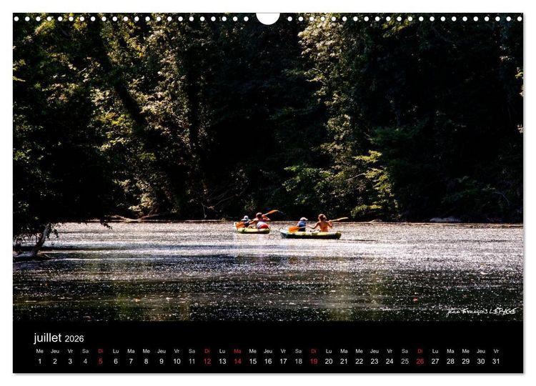 Produktbild: La vall&eacute;e de la C&eacute;ze Gard (Calendrier mural 2026 DIN A3 vertical), CALVENDO calendrier mensuel