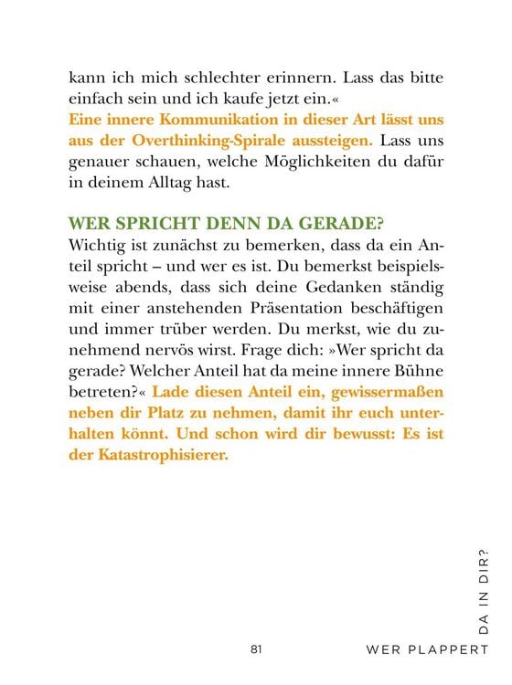Produktbild: Die 1-Minuten-Strategie gegen Overthinking