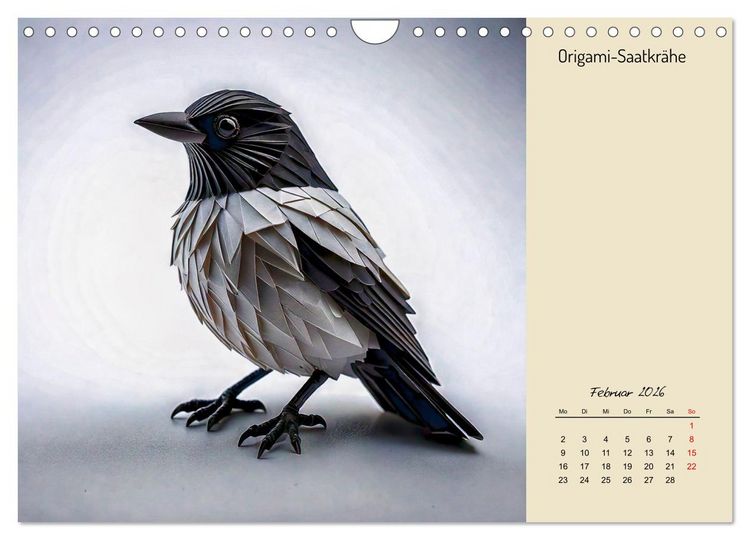 Produktbild: Vogelwelt, lustig, bunt und verspielt (Wandkalender 2026 DIN A4 quer), CALVENDO Monatskalender