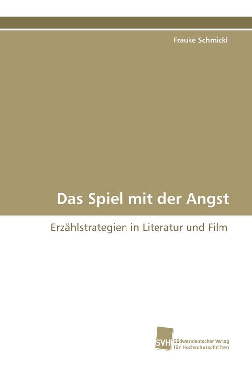 Produktbild: Das Spiel mit der Angst