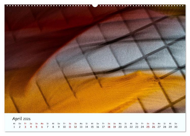 Produktbild: Farbgrafik - Die Sch&ouml;nheit der abstrakten Fotografie (Wandkalender 2026 DIN A2 quer), CALVENDO Monatskalender
