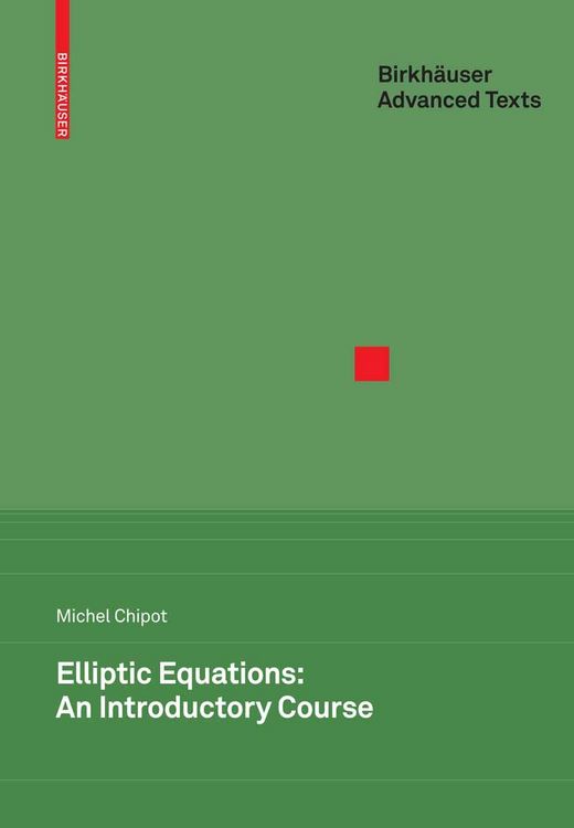 Produktbild: Elliptic Equations: An Introductory Course
