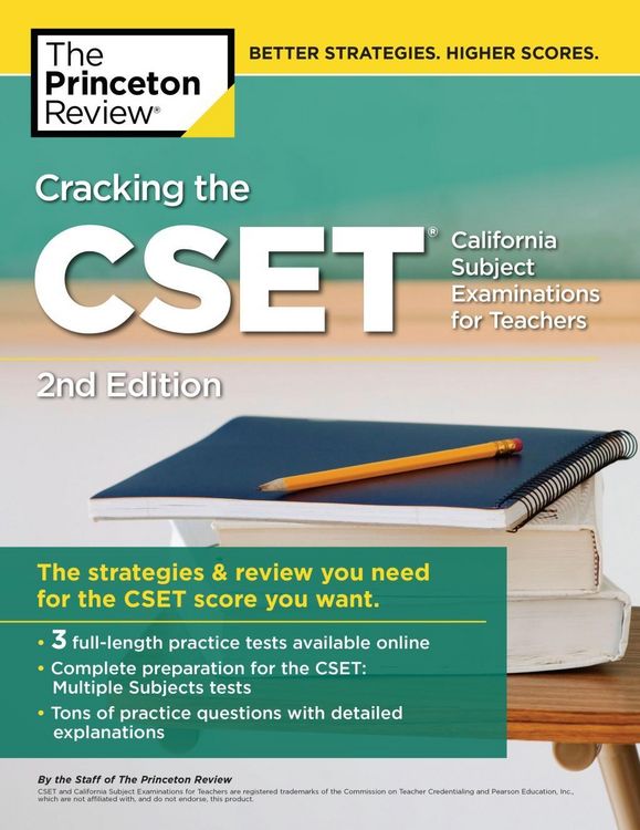 Produktbild: Cracking the CSET (California Subject Examinations for Teachers), 2nd Edition