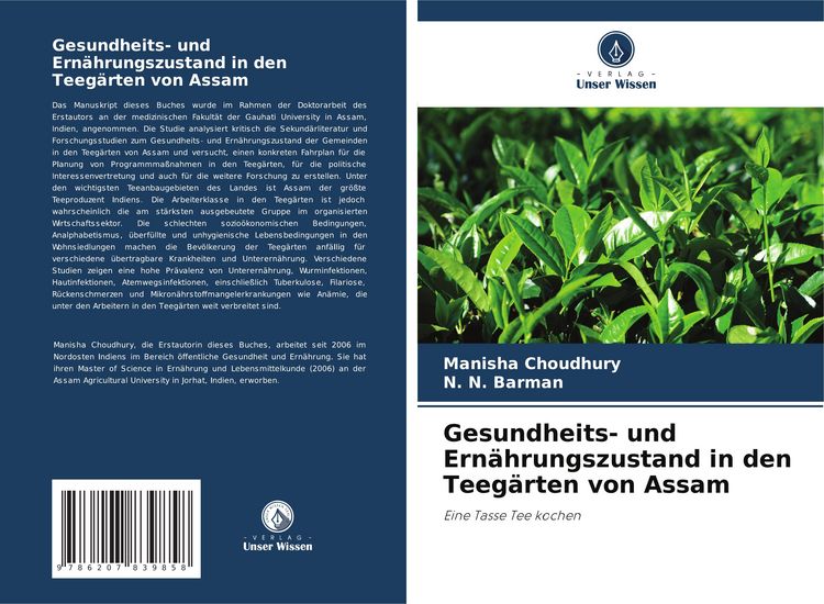 Produktbild: Gesundheits- und Ern&auml;hrungszustand in den Teeg&auml;rten von Assam