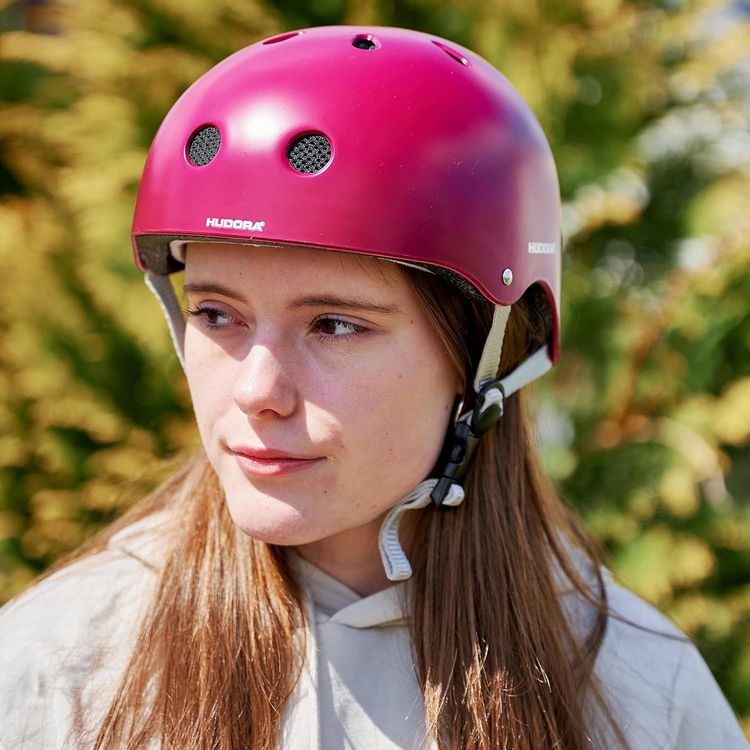 Produktbild: HUDORA 84124 - Skaterhelm, berry, Gr. 48-52