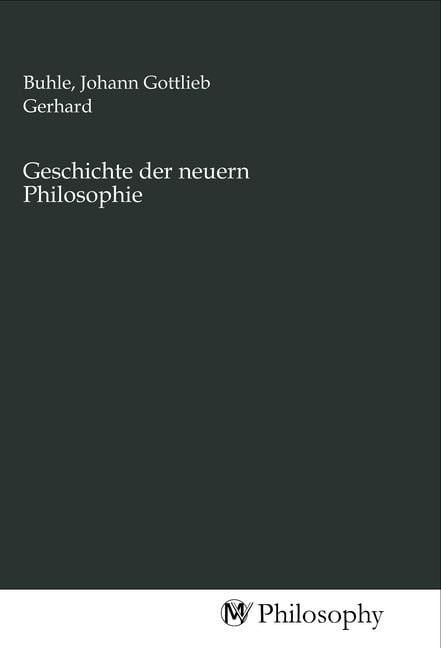 Produktbild: Geschichte der neuern Philosophie