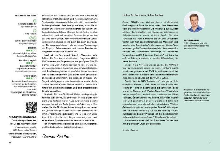 Produktbild: NRW-Radtouren &ndash; Band 1: Nord&ndash;West