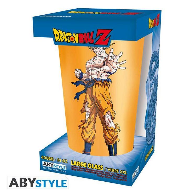 Produktbild: DRAGON BALL - Premium Large Glass - 400ml - Goku Saiyan - box