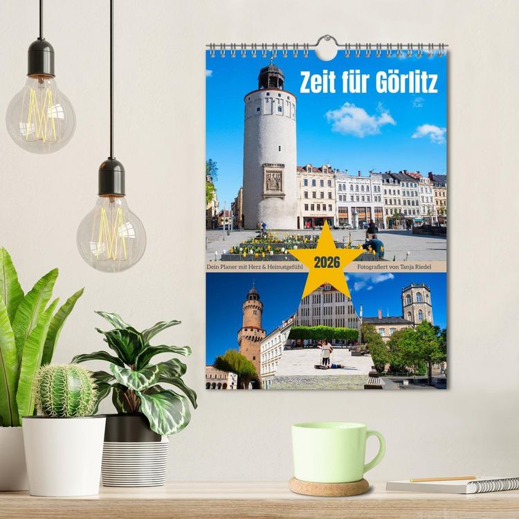 Produktbild: Zeit fuer Goerlitz-Planer &ndash; Fuer Herz und Heimatgefuehl (Wandkalender 2026 DIN A4 hoch), CALVENDO Monatskalender
