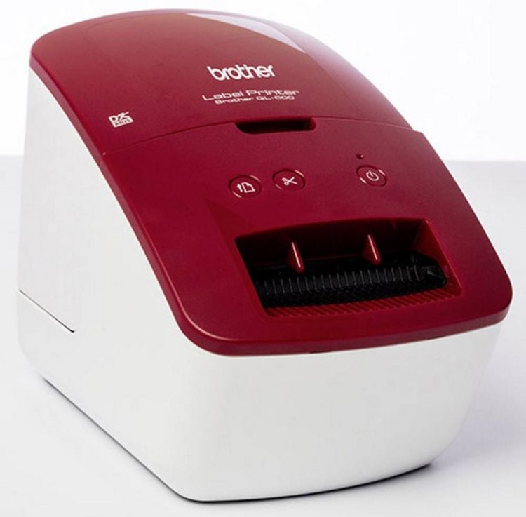 Produktbild: Brother QL-600R Etiketten-Drucker Thermodirekt 300 x 600 dpi Etikettenbreite (max.): 62 mm USB