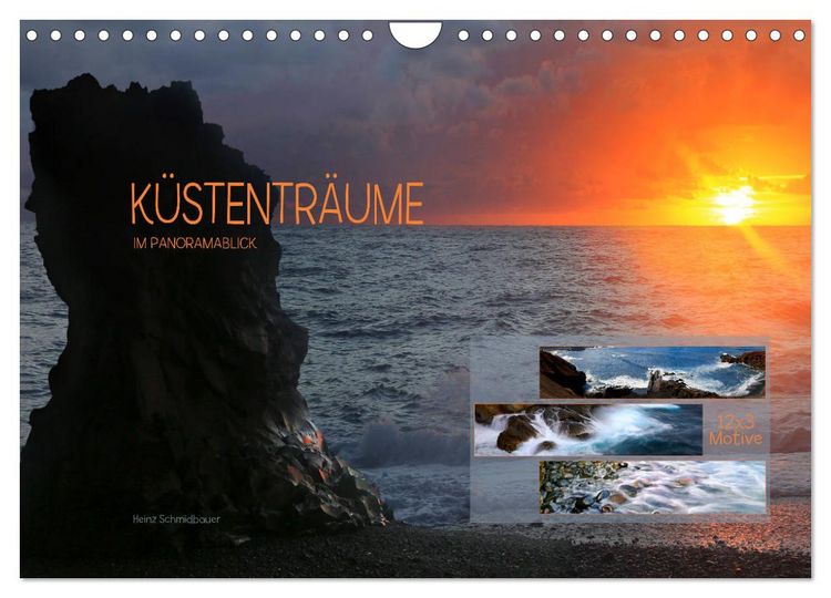 Produktbild: K&uuml;stentr&auml;ume im Panoramablick (Wandkalender 2026 DIN A4 quer), CALVENDO Monatskalender