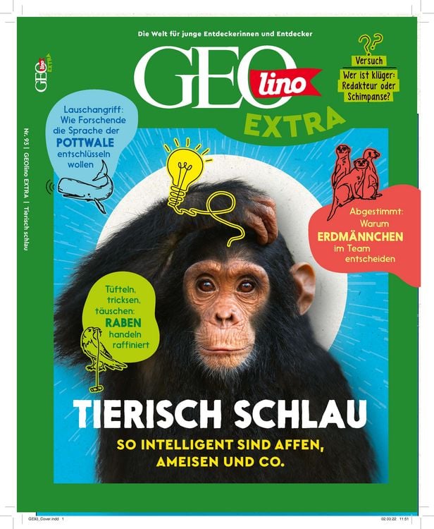 Produktbild: GEOlino Extra / GEOlino extra 93/2022 - Tierisch schlau