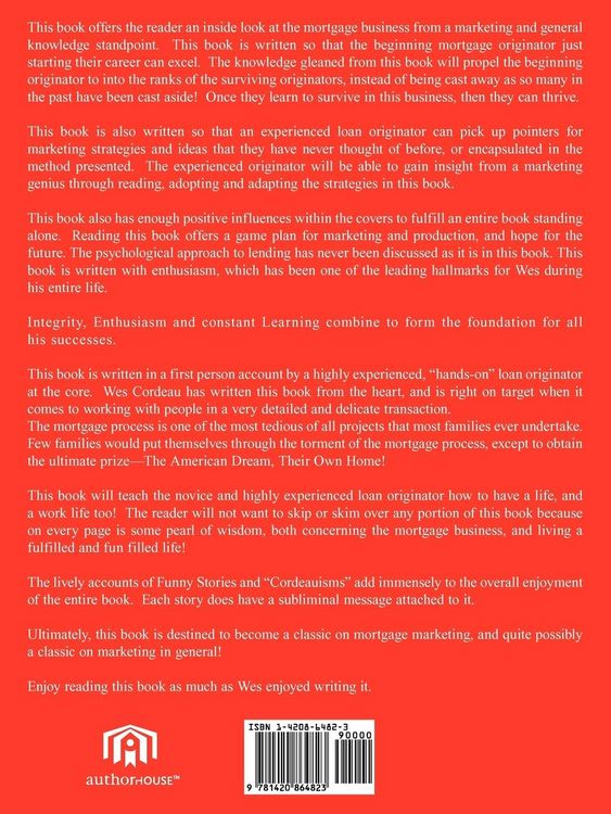 Produktbild: The Dreammaker's Manual For Mortgage Lending!