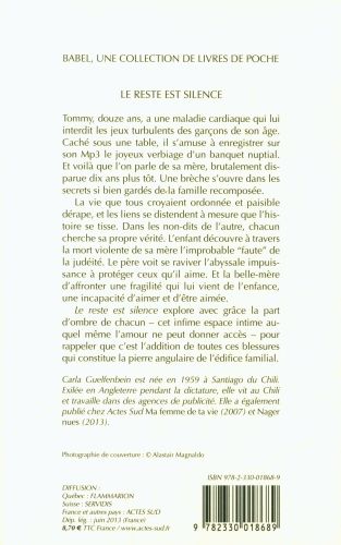 Produktbild: Le reste est silence