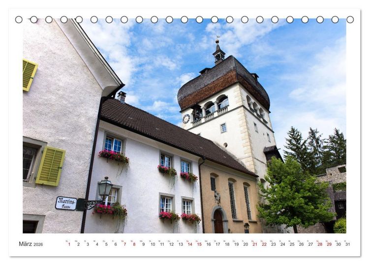 Produktbild: Bregenz am Bodensee (Tischkalender 2026 DIN A5 quer), CALVENDO Monatskalender