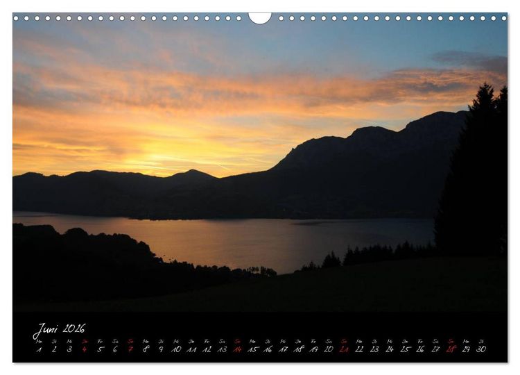 Produktbild: Attersee im Salzkammergut 2026 (Wandkalender 2026 DIN A3 quer), CALVENDO Monatskalender