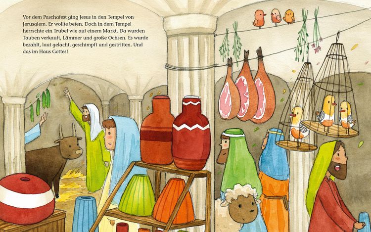 Produktbild: Die Ostergeschichte (Pappbilderbuch)