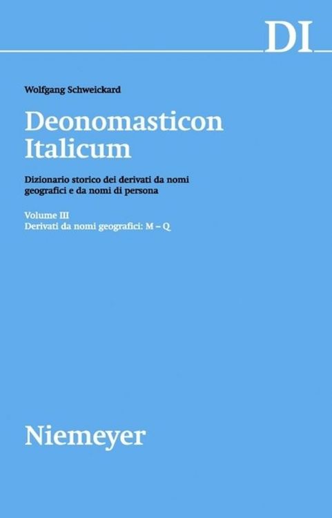 Produktbild: Derivati da nomi geografici (M-Q)